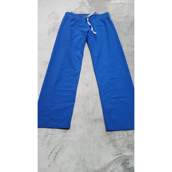 Figs Women's Size Small Blue Technical Collection Scrub Pants Drawstring - Picture 7 of 11